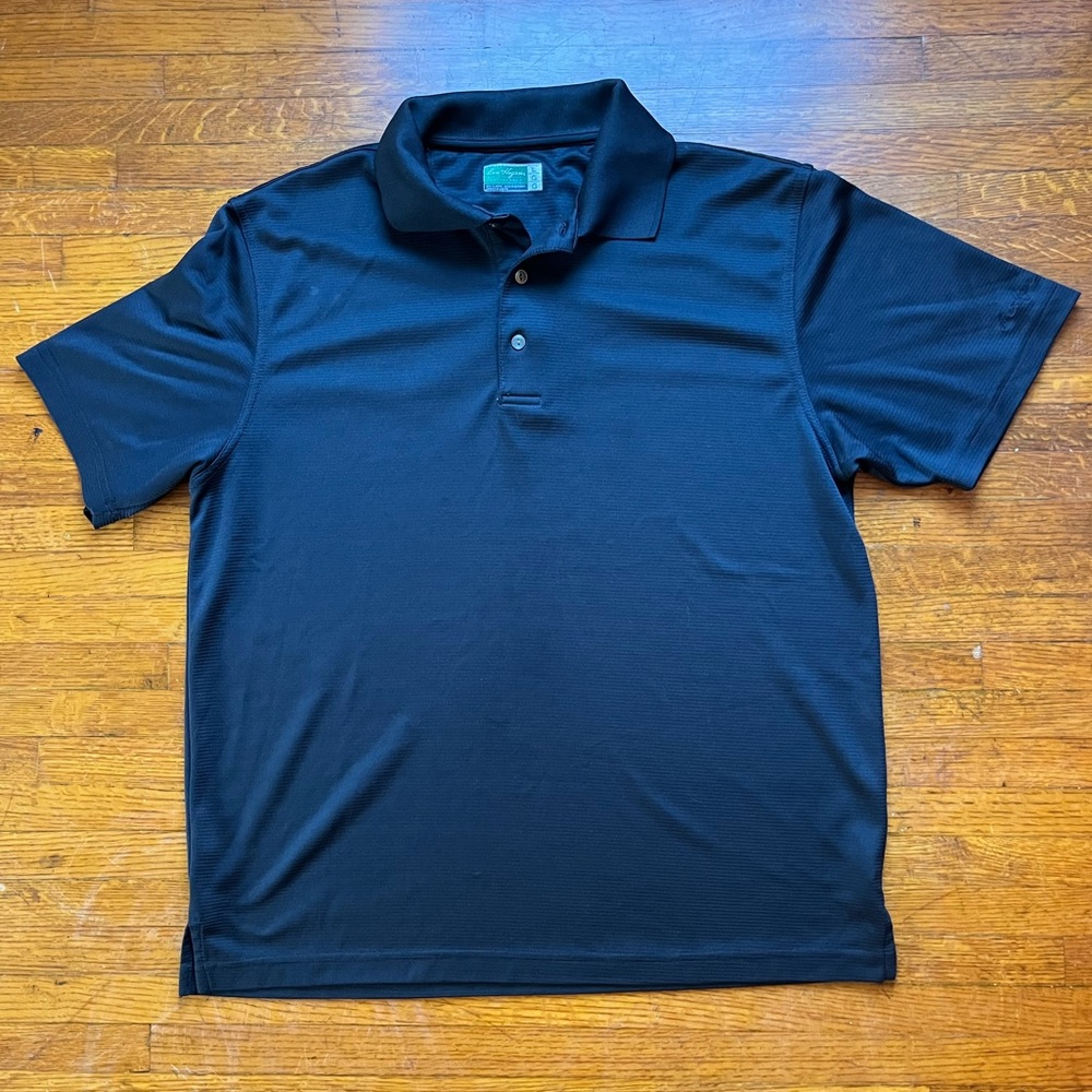 Ben Hogan Black Golf Polo Shirt L
